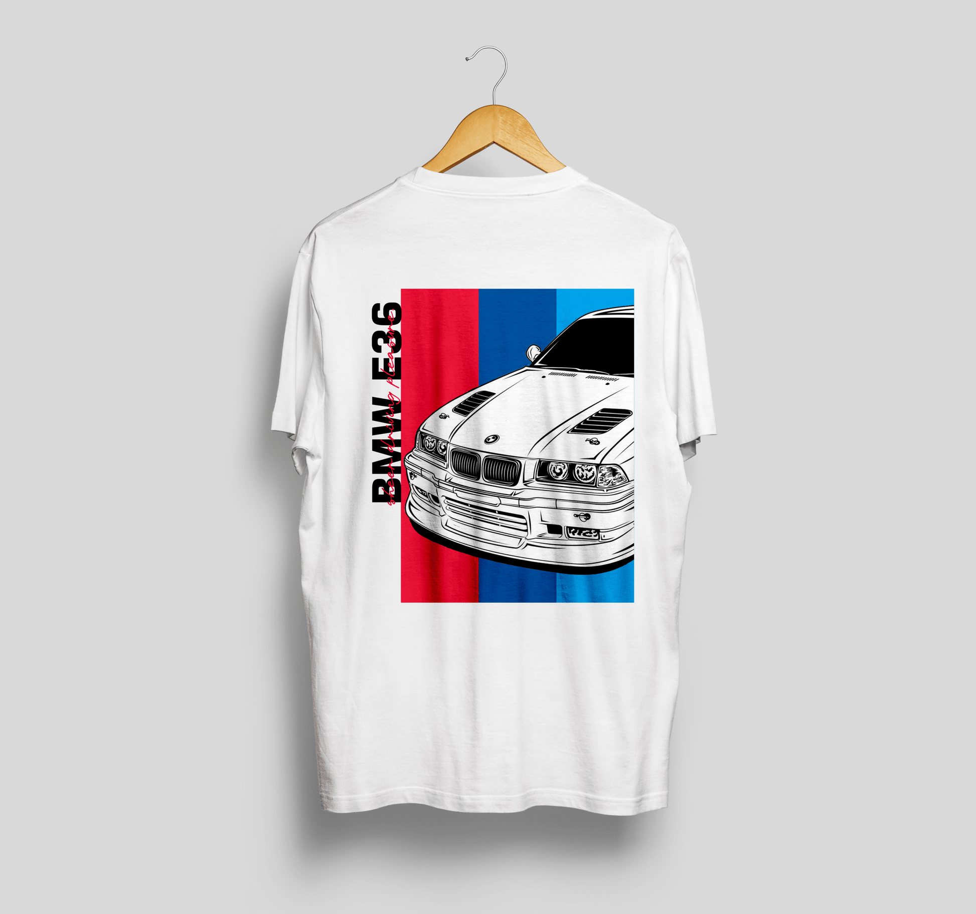 Camiseta BMW E36 "MPower" - Seis Marchas