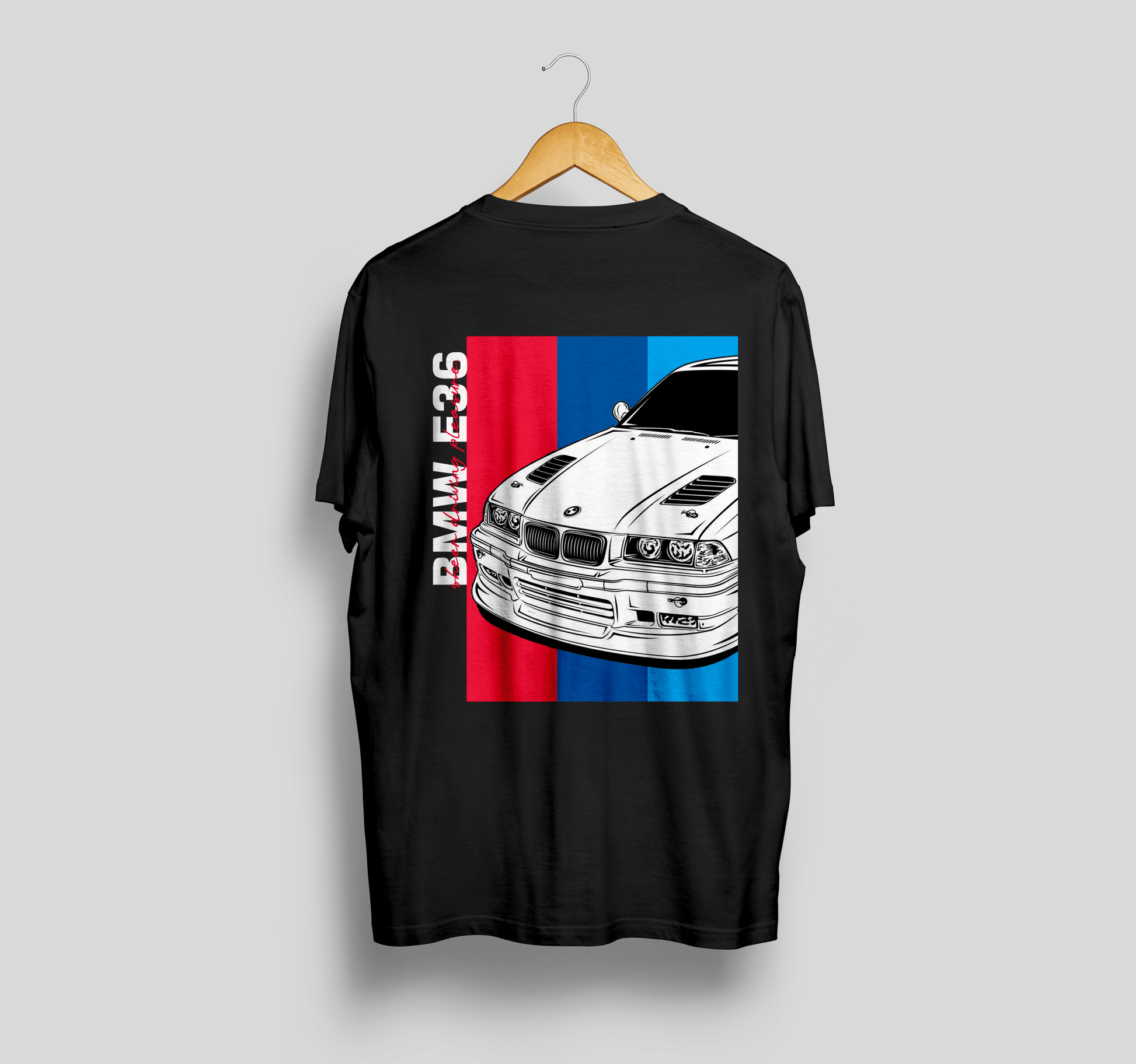 Camiseta BMW E36 "MPower" - Seis Marchas