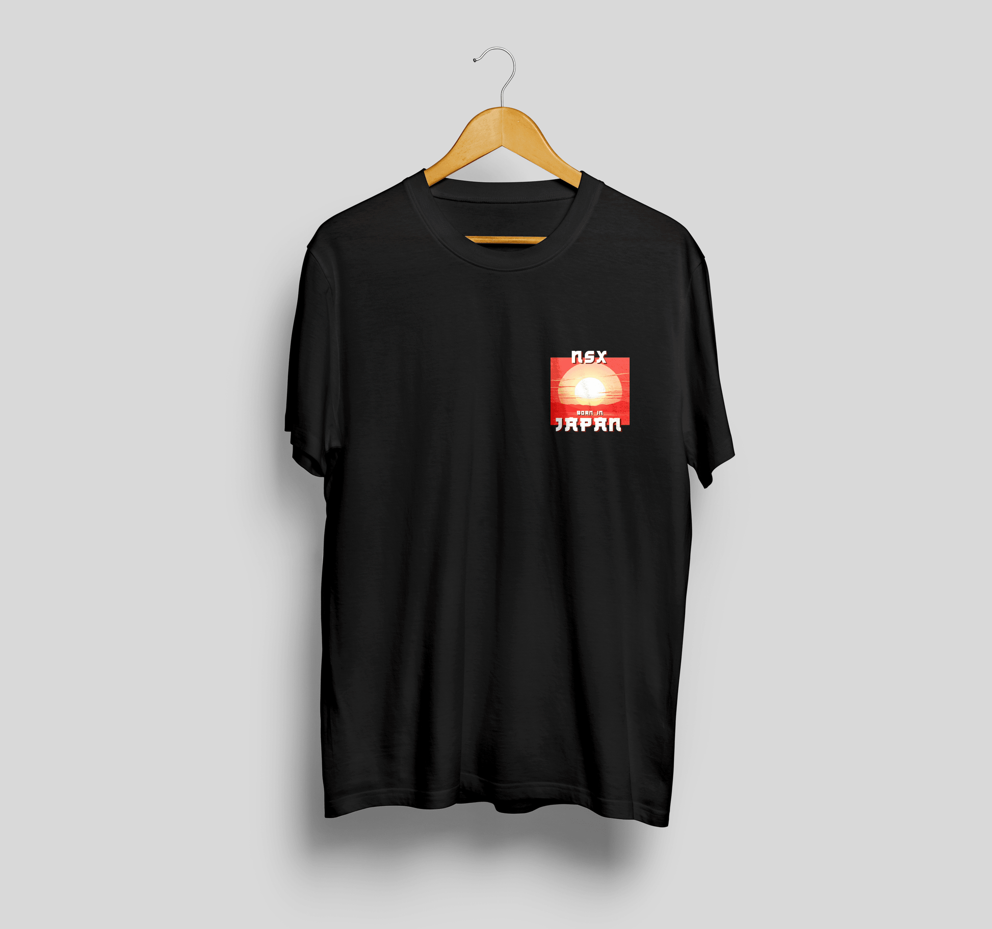 Camiseta Honda NSX "Born in Japan" - Seis Marchas