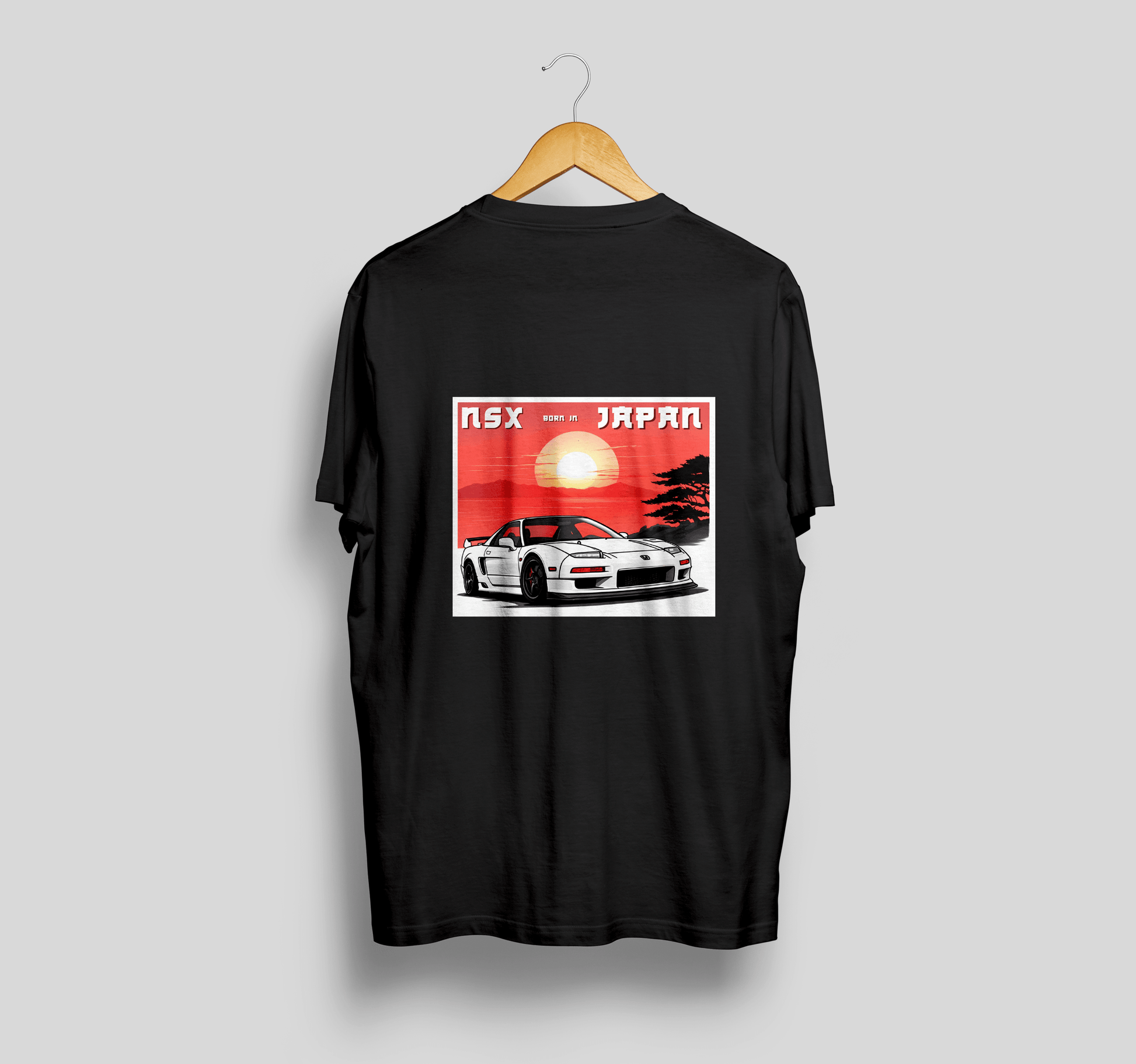 Camiseta Honda NSX "Born in Japan" - Seis Marchas