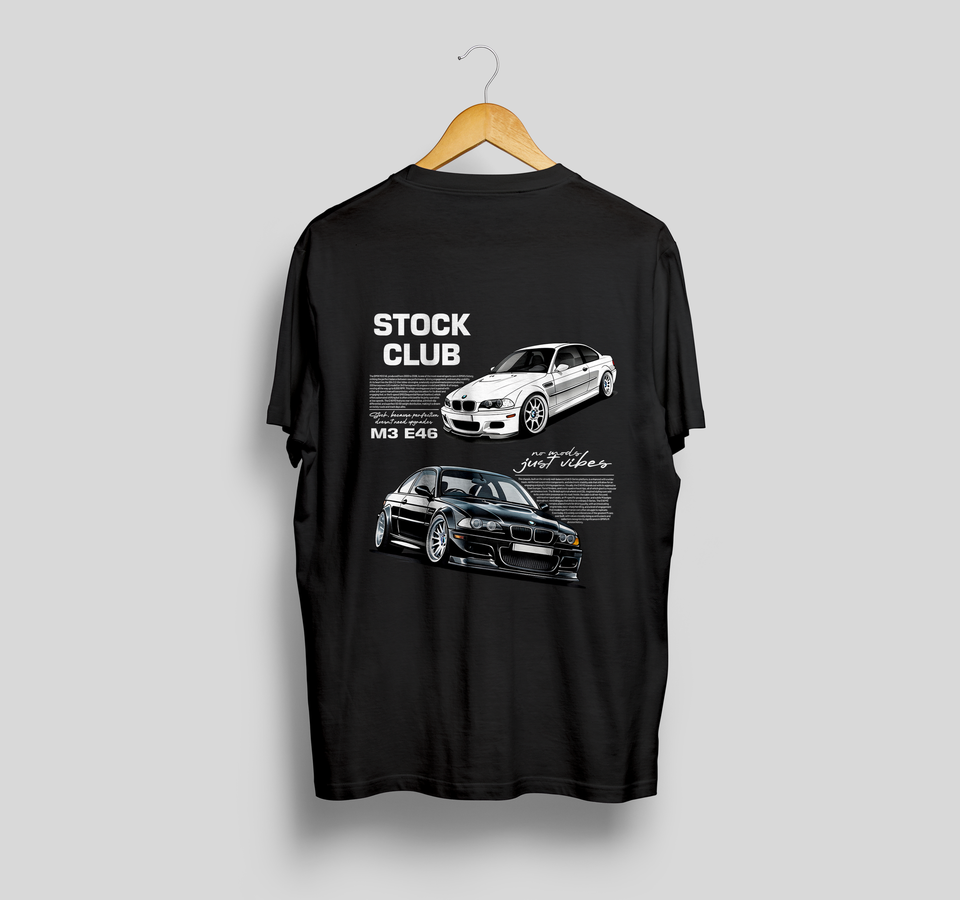 Camiseta BMW M3 E46 "Stock Driver"