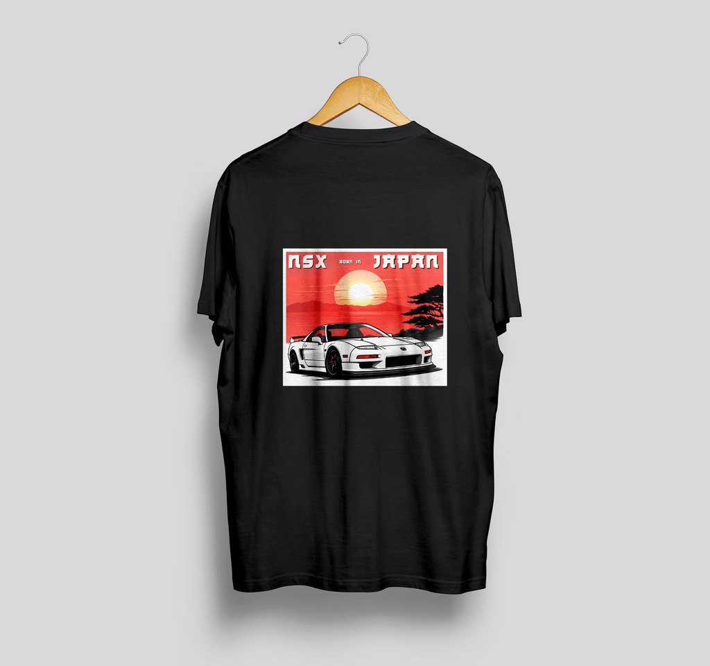 Camiseta Honda NSX "Born in Japan" - Seis Marchas
