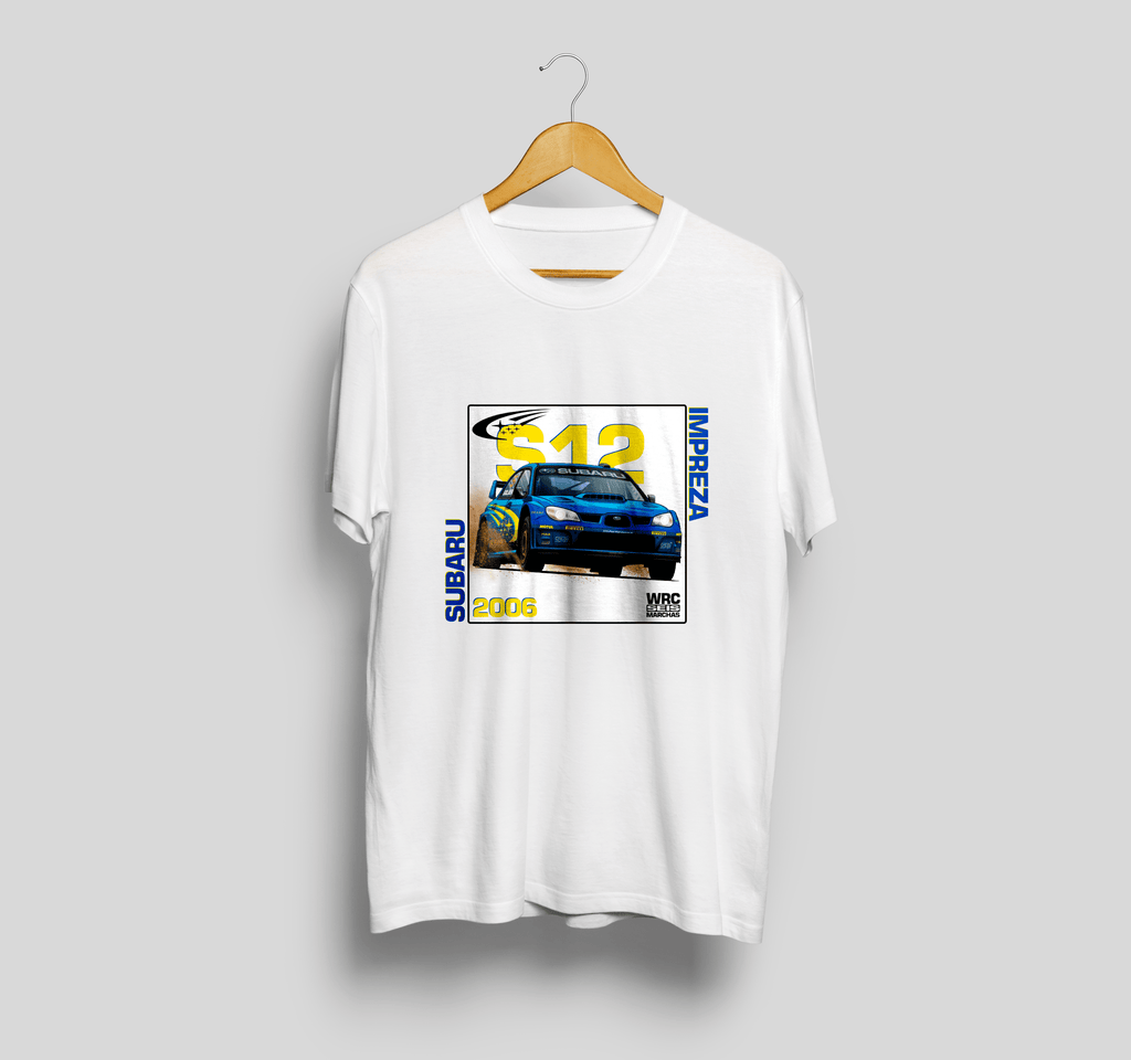 Camiseta Subaru Impreza S12 - Seis Marchas