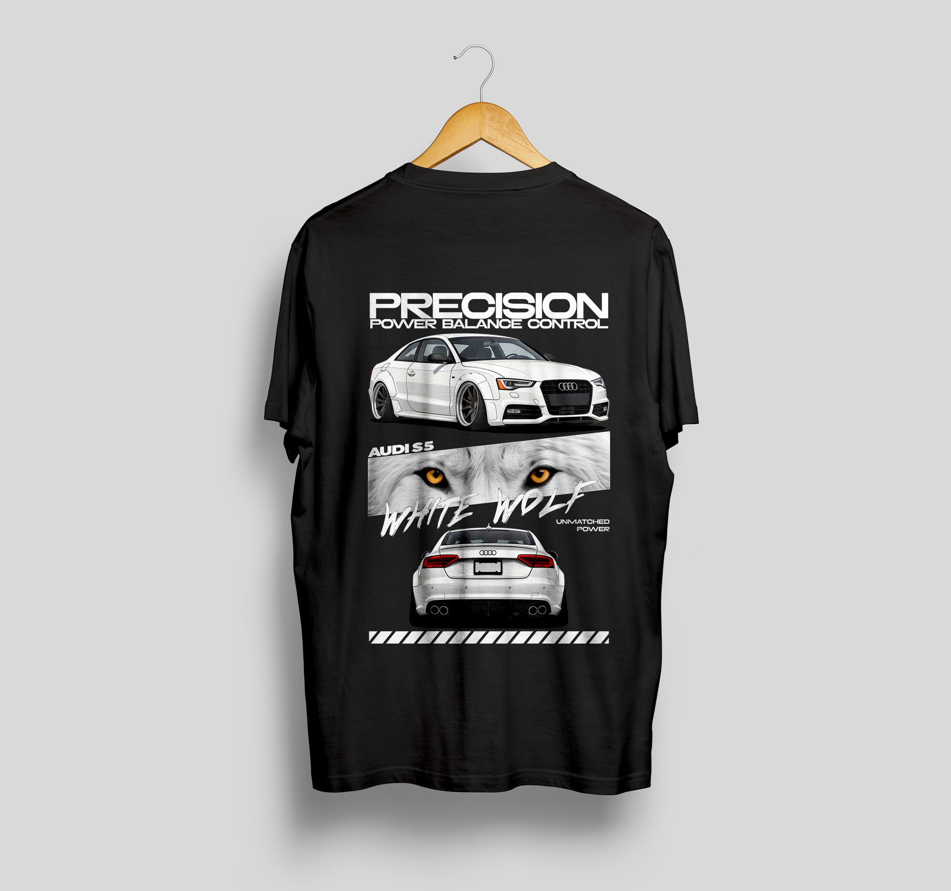 Camiseta AUDI S5 "White Wolf"